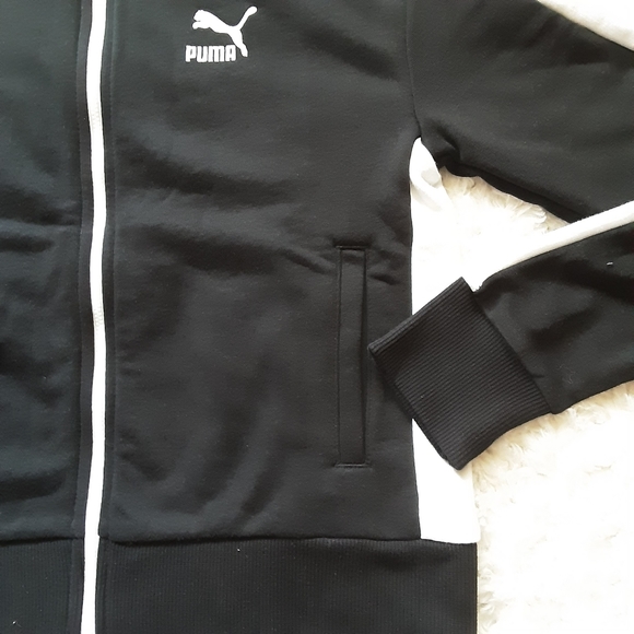 PUMA Classics Women's T7 Track Jacket in Black NWT - Picture 9 of 10